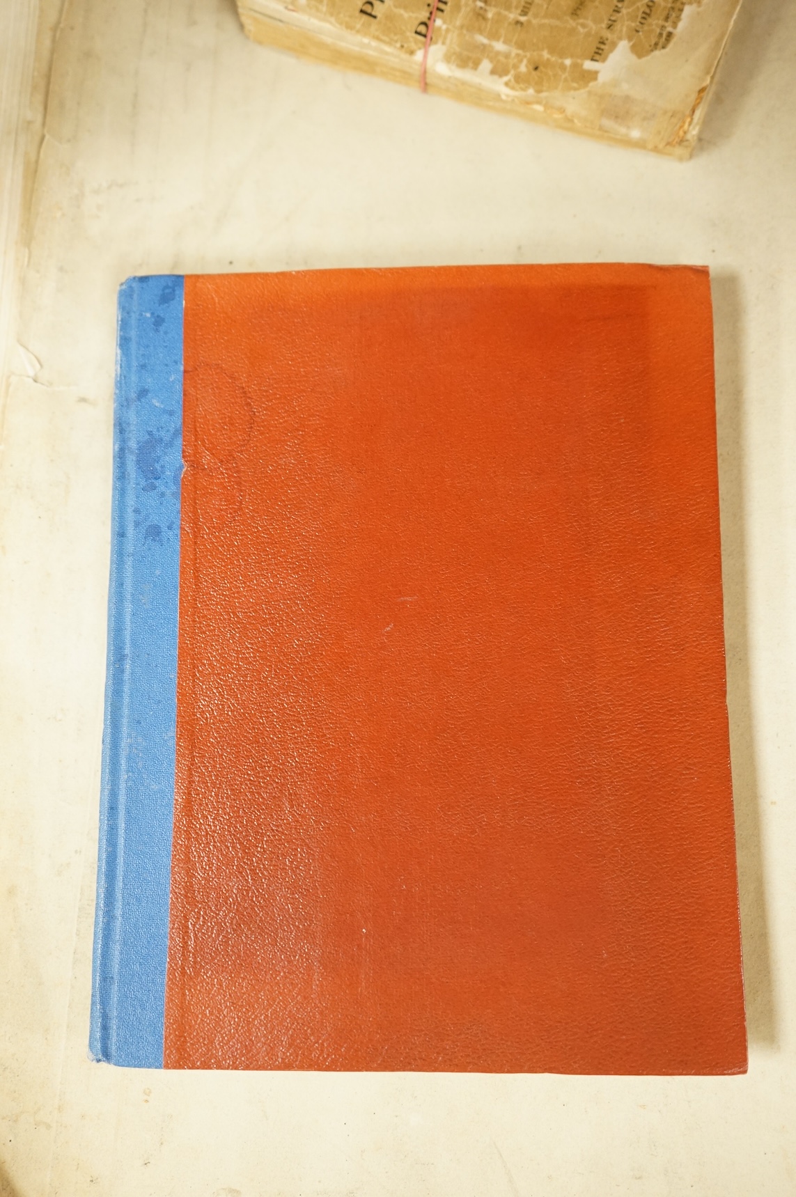 Brohier, R.L. and Paulusz, J.H.O. - Land, Maps & Surveys: descriptive catalogue of historical maps in the Surveyor General's Office ... vol. 2. (only). 59 maps (mostly folded, some coloured); rebound unlettered binder's